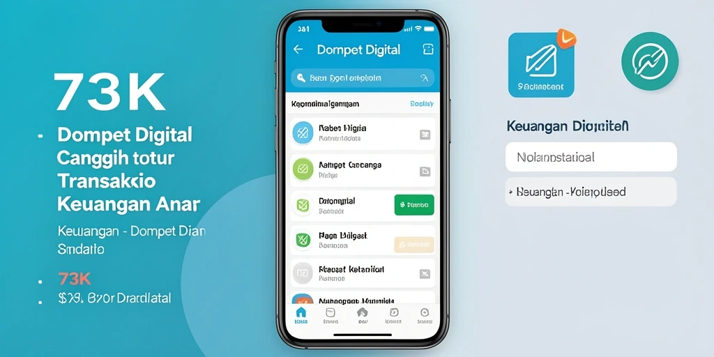 Antarmuka pengguna 73K yang menarik dan fungsional.