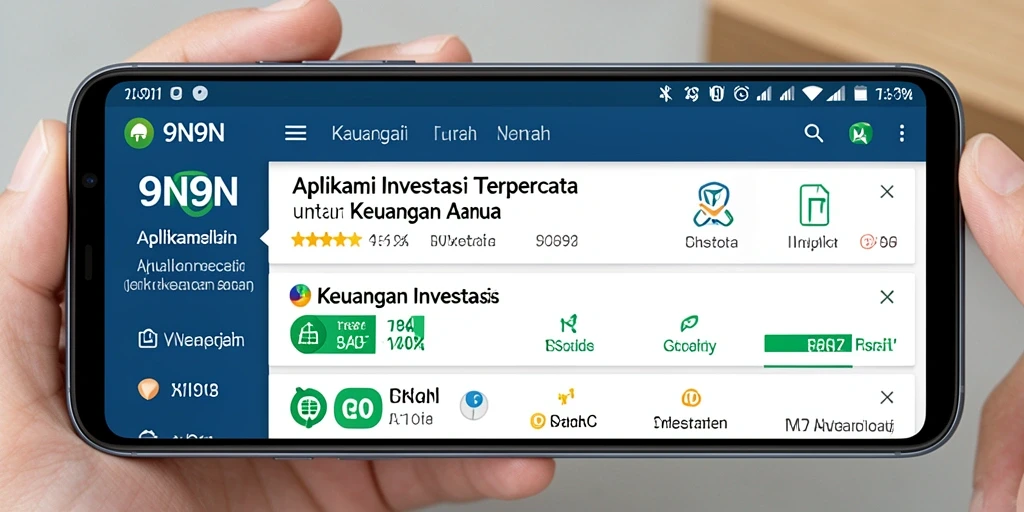 Antarmuka aplikasi 9N9N yang informatif dan user-friendly.
