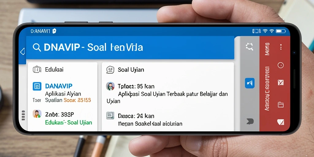 Tampilan antarmuka DANAVIP yang interaktif dan fungsional.