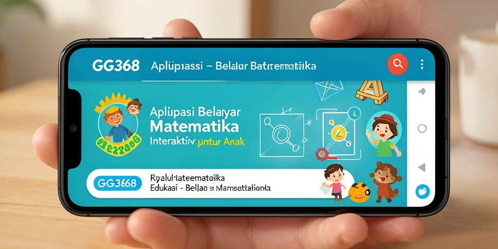 Tampilan antarmuka GG368 yang intuitif dan menarik untuk belajar.