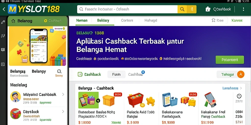 Tampilan antarmuka MYSLOT188 yang memudahkan akses fungsi Cashback.